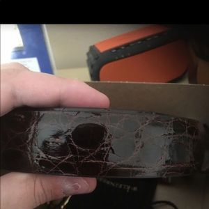 Scully and scully aligator belt